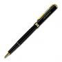 Ручка роллер "Senator" Delgado Gold, корпус черный, позолоченный клип (22379) 