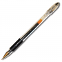 Ручка гелевая "Pilot" BLGP-G1, с резиновой манжеткой, черная (04359) 