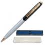 Ручка шариковая BRAUBERG бизнес-класса, корпус серебр., золот. детали, 140763, синяя 140763