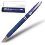 Ручка шариковая BRAUBERG бизнес-класса, корпус синий, матов. хром. детали, 140923, синяя 140923