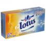 Салфетки косметические "Lotus" Facial tissue, 66 листов, 21х21, 3-х слойные, бирюзовые и зеленые (02392)