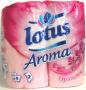 Бумага туалетная с втулкой "Lotus" Family Colors Aroma 4шт/2-х слойная розовая (Орхидея) (14775)