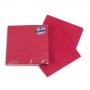 Салфетки бумажные "Lotus" Style, 33х33, 20 листов, 3-х слойные, красные (14838) 
