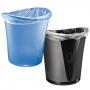 Корзина для мусора Leitz Allura, 18л, литая, прозрачно-голубая (24022)