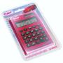 Калькулятор STAFF карманный металлический STF-215 красный, 10 разрядов, двойное питание, НА БЛИСТЕРЕ 250214