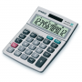 Калькулятор CASIO настольный MS-120TV, 12 разрядов, двойное питание, 145x103мм, блистер 250263