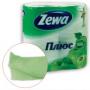 Бумага туалетная ZEWA 2-слойная 4рул./уп., с ароматом яблока, зеленая (24123)
