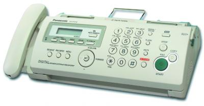Факс PANASONIC KX-FP218 RUB, печать на обычной бумаге 70-80 г/м2 , А4, АОН, автоответчик 260278