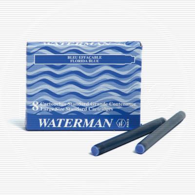 Чернила в патронах WATERMAN синие 8шт./уп. S0110860 Франция (11544)