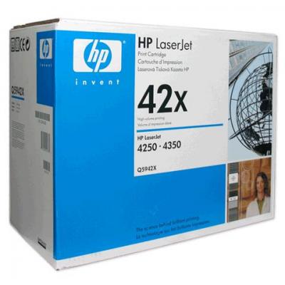 Картридж лазерный HP (Q5942X) LaserJet 4250/4350 и другие, №42X, ориг., ресурс 20000 стр. 360544