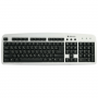 Клавиатура проводная DEFENDER Magellan 920S, 3 доп. кнопки, PS/2, серебристая 45034 510342