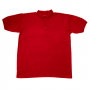 Рубашка ПОЛО, хлопок 100%, красный, р.52-54 (XXL) 610201