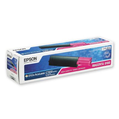 Картридж Epson S050188 AcuLaser С1100 magenta 800332