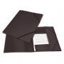 Папка на резинках BRAUBERG "Contract" черная, до 300 листов, 0, 5мм, бизнес-класс 221796