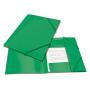 Папка на резинках BRAUBERG "Contract" зеленая, до 300 листов, 0, 5мм, бизнес-класс 221799