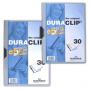 Папка c клипом DURABLE до 30 листов "DURACLIP 30" серая, 2200-10 221934