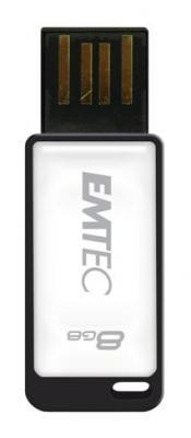 USB накопитель Emtec S300 8GB / скорость 24/11 МБ/с / белый (22429)