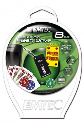 USB накопитель Emtec S320 4GB / скорость 24/11 МБ/с / &quot;игра в покер&quot; (24144) 