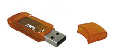 USB накопитель Emtec C250 16GB / скорость 7/4 МБ/с / оранжевый (22433)