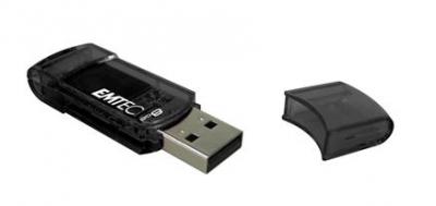 USB накопитель Emtec C250 8GB / скорость 7/4 МБ/с /черный (22432)