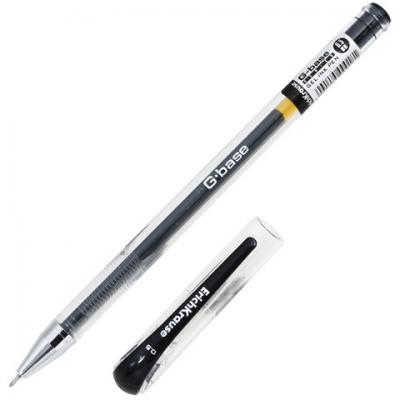 Ручка гелевая ERICH KRAUSE G-BASE, черная (21533)