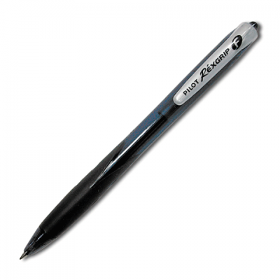 Ручка шариковая автоматическая &quot;Pilot&quot; Rex Grip 0.7мм черная (06323) 